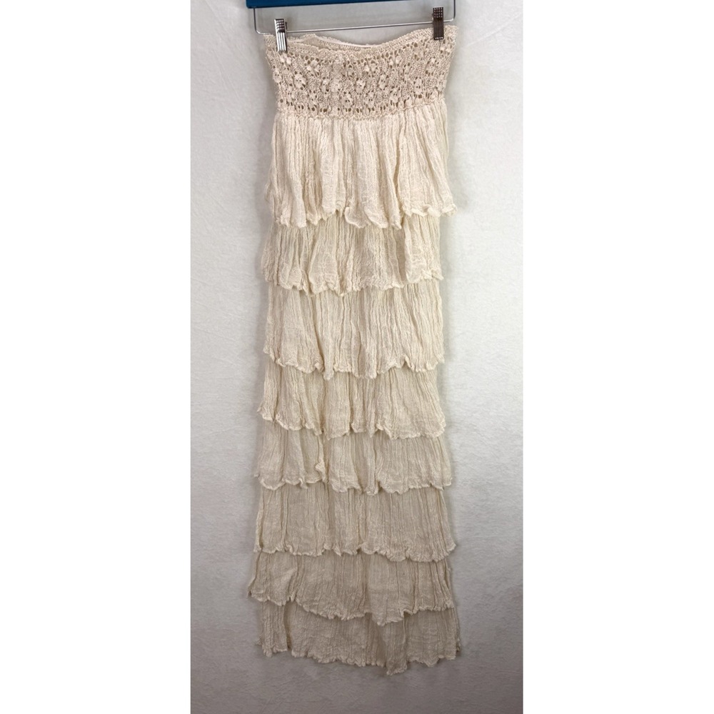 Jen's Pirate Booty Tango Uneven Skirt in‎ Natural One Size New With Tags FLAW - Picture 7 of 12